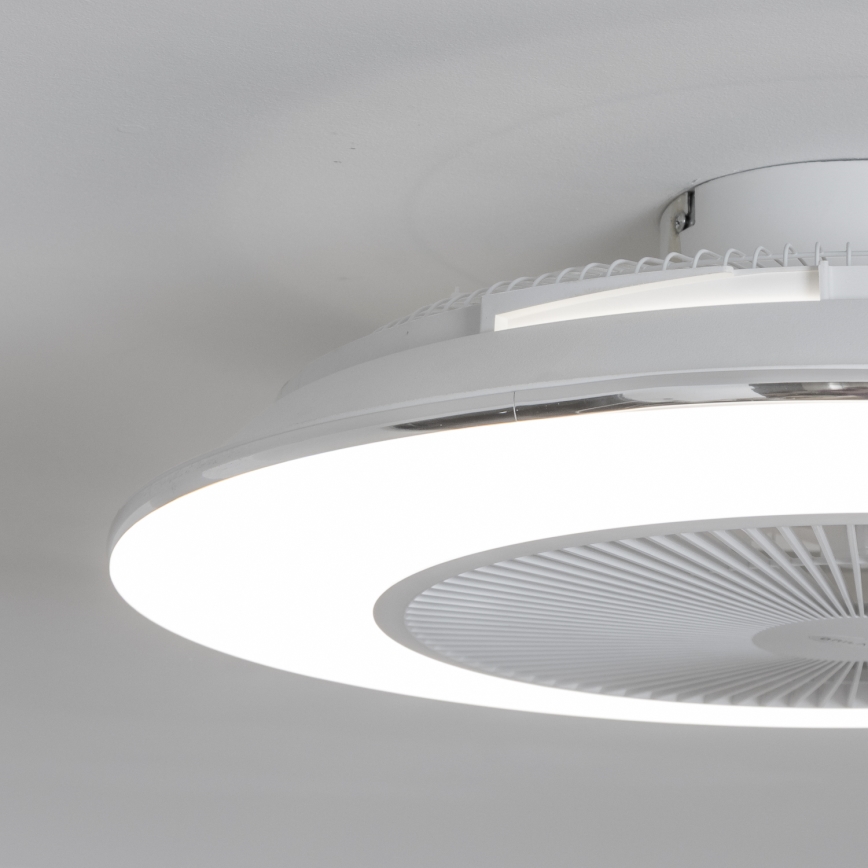 Brilagi - Lámpara LED regulable con ventilador AURA LED/38W/230V 3000-6000K blanco + control remoto
