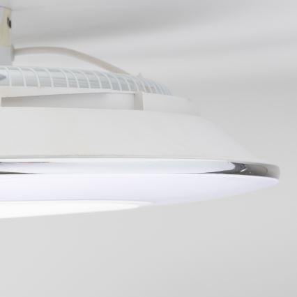 Brilagi - Lámpara LED regulable con ventilador AURA LED/38W/230V 3000-6000K blanco + control remoto
