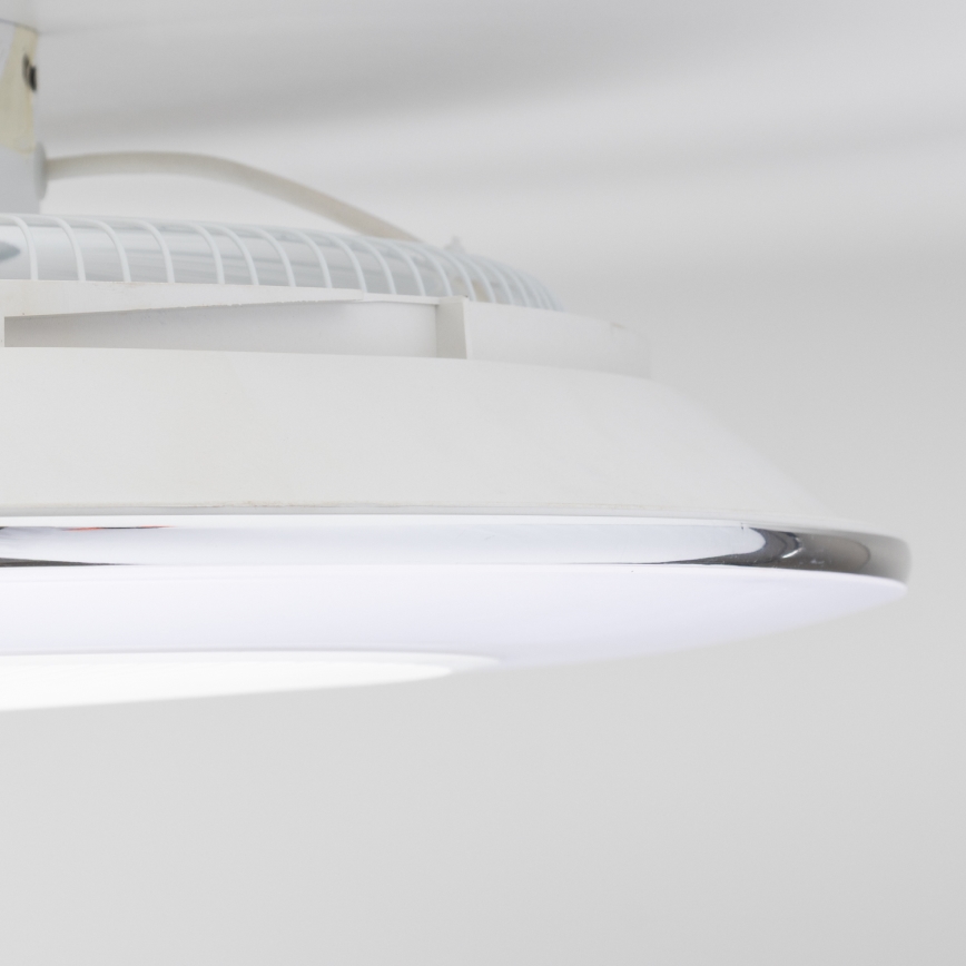 Brilagi - Lámpara LED regulable con ventilador AURA LED/38W/230V 3000-6000K blanco + control remoto