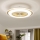 Brilagi - Lámpara LED regulable con ventilador RONDA LED/48W/230V 3000-6000K dorado + control remoto