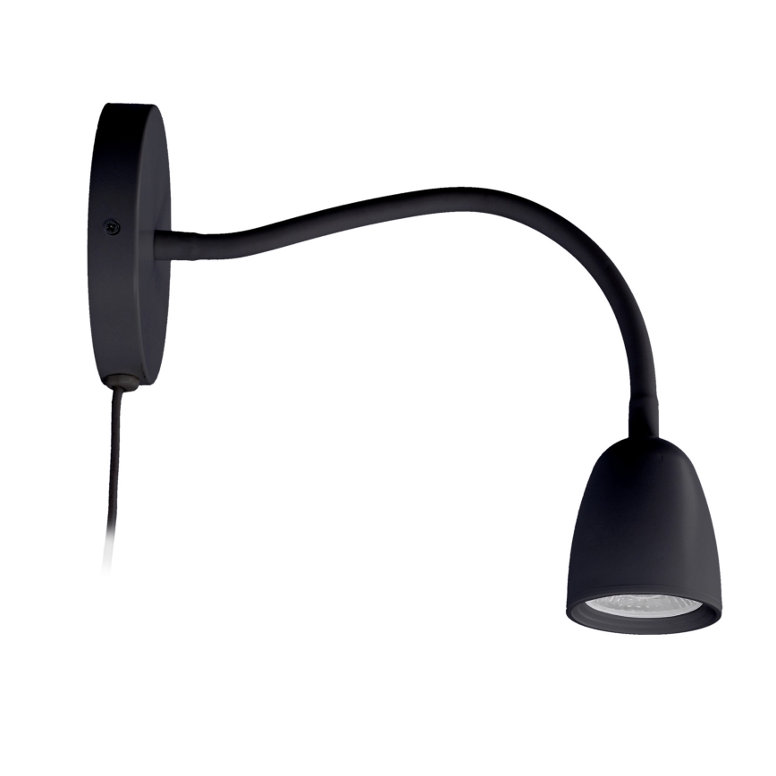 Brilagi - Lámpara LED regulable de pared pequeña LED/4W/230V negro