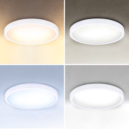 Brilagi - Plafón LED regulable ESTELA LED/48W/230V 3000-6500K ø 40 cm blanco + control remoto