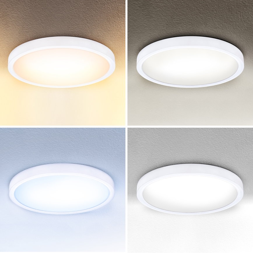 Brilagi - Plafón LED regulable ESTELA LED/48W/230V 3000-6500K ø 40 cm blanco + control remoto