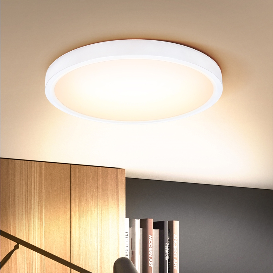 Brilagi - Plafón LED regulable ESTELA LED/48W/230V 3000-6500K ø 40 cm blanco + control remoto
