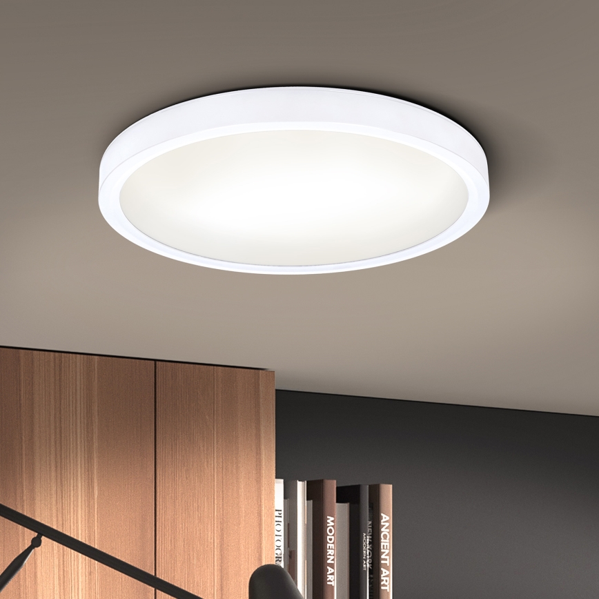 Brilagi - Plafón LED regulable ESTELA LED/48W/230V 3000-6500K ø 40 cm blanco + control remoto