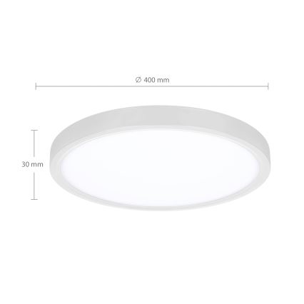 Brilagi - Plafón LED regulable ESTELA LED/48W/230V 3000-6500K ø 40 cm blanco + control remoto