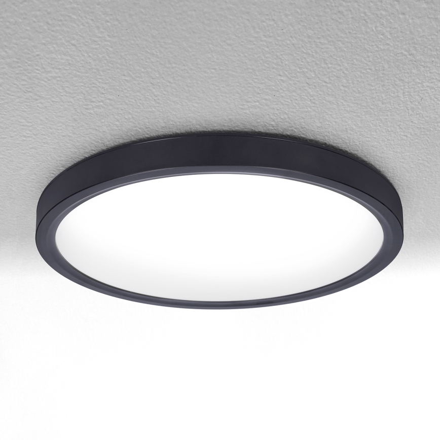 Brilagi - Plafón LED regulable ESTELA LED/48W/230V 3000-6500K ø 40 cm negro + control remoto