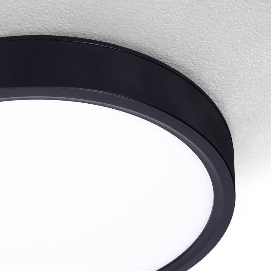 Brilagi - Plafón LED regulable ESTELA LED/48W/230V 3000-6500K ø 40 cm negro + control remoto