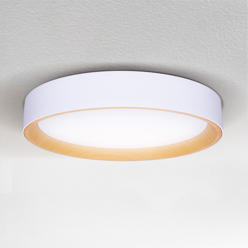 Brilagi - Plafón LED regulable LARIOS LED/60W/230V 3000-6500K ø 49 cm blanco + control remoto