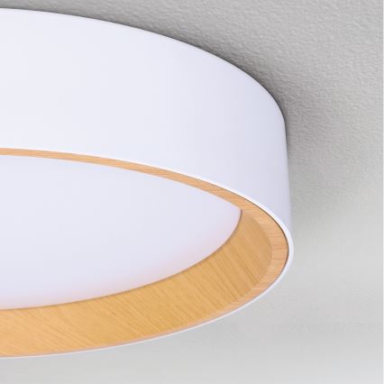 Brilagi - Plafón LED regulable LARIOS LED/60W/230V 3000-6500K ø 49 cm blanco + control remoto