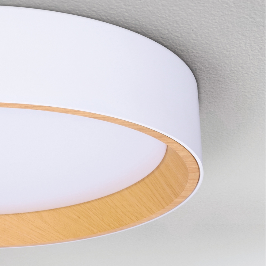 Brilagi - Plafón LED regulable LARIOS LED/60W/230V 3000-6500K ø 49 cm blanco + control remoto
