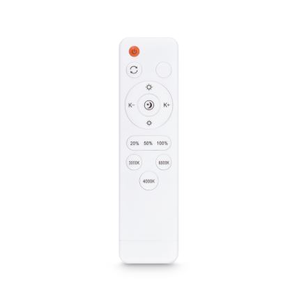 Brilagi - Plafón LED regulable LARIOS LED/60W/230V 3000-6500K ø 49 cm blanco + control remoto