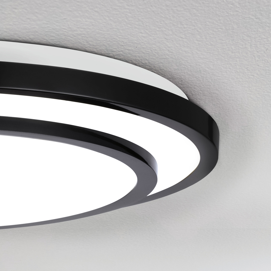 Brilagi - Plafón LED regulable LUCIANO LED/48W/230V 3000-6500K ø 39 cm negro + control remoto