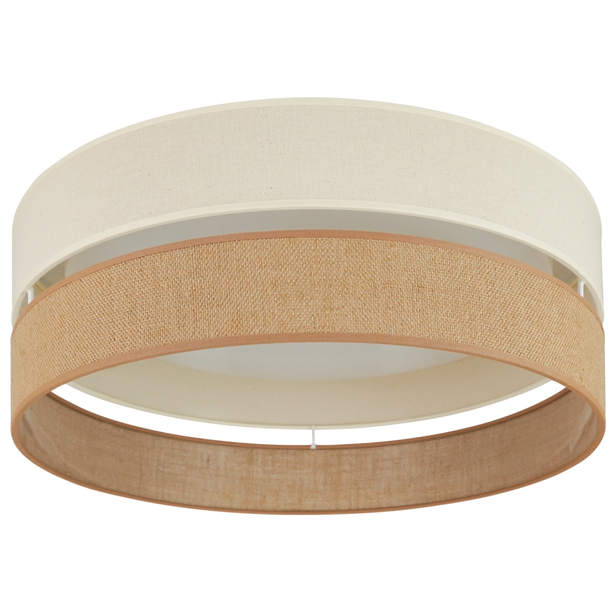 Brilagi - Plafón LED regulable ROYAL YUTE LED/24W/230V diá. 45 cm 3000/4000/6500K beige/color crema  + control remoto