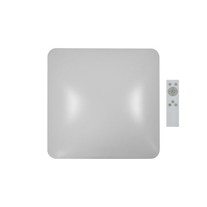 Brilagi - Plafón LED regulable VELVET SQUARE LED/24W/230V 3000/4000/6500K + mando a distancia azul oscuro