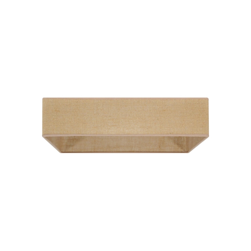 Brilagi - Plafón LED regulable VELVET SQUARE LED/24W/230V 3000/4000/6500K + mando a distancia marrón