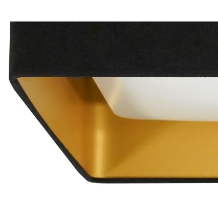 Brilagi - Plafón LED regulable VELVET SQUARE SMART LED/36W/230V 2700-6500K Wi-Fi Tuya + mando a distancia negro