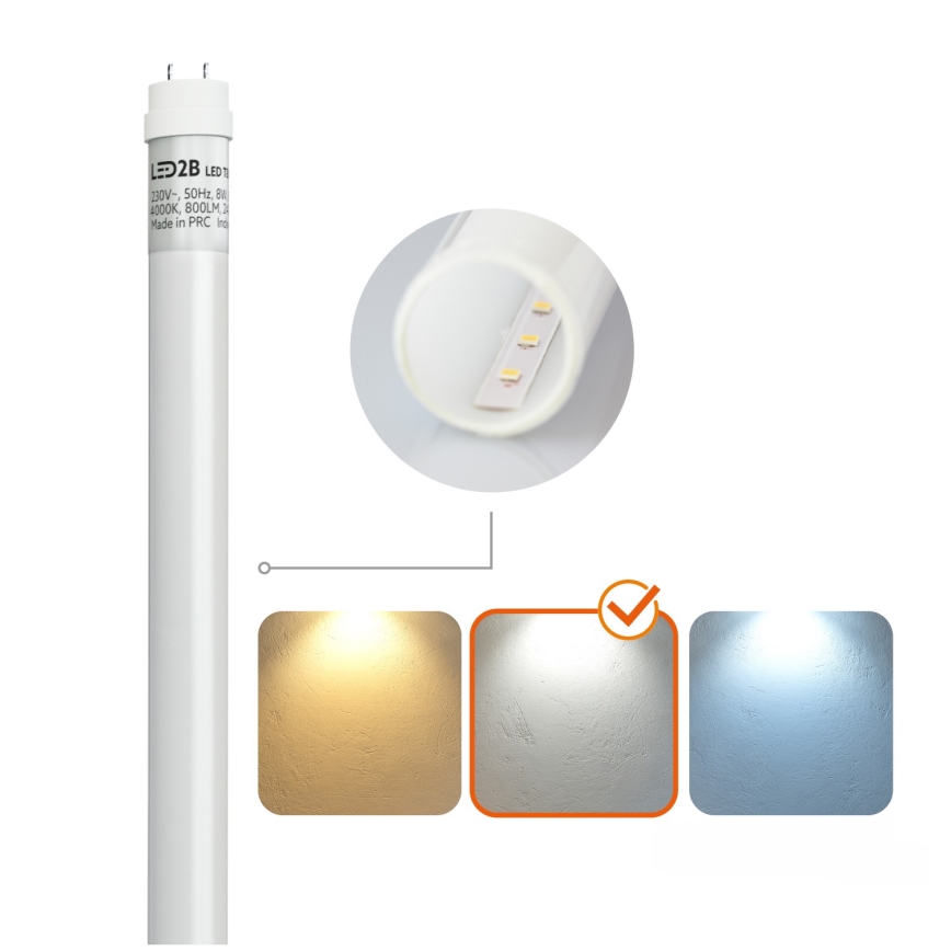 Brilagi - Lámpara técnica LED fluorescente OPTIMA T8 1xG13/18W/230V 4000K IP65 128 cm