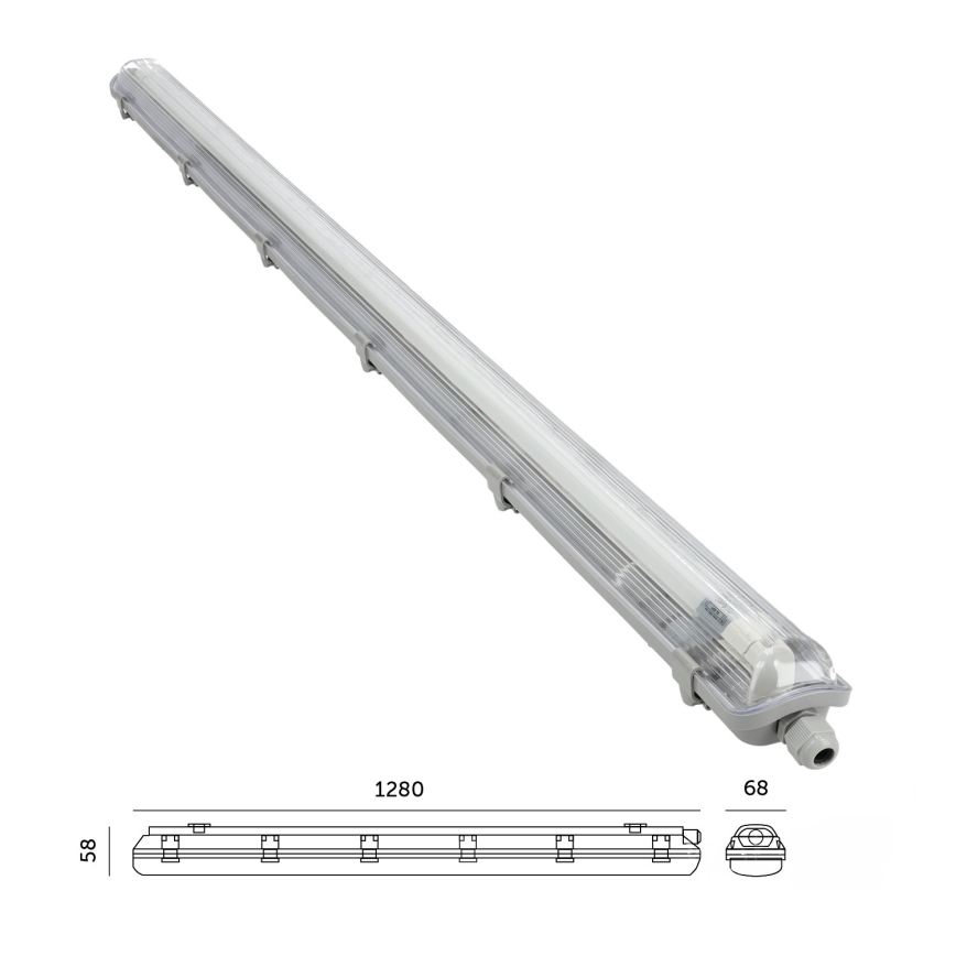 Brilagi - Lámpara técnica LED fluorescente OPTIMA T8 1xG13/18W/230V 4000K IP65 128 cm
