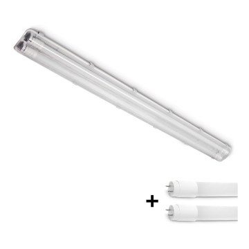 Brilagi - Lámpara técnica LED fluorescente OPTIMA T8 2xG13/18W/230V 4000K IP65 128 cm