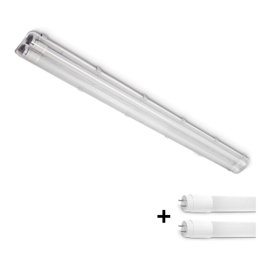 Brilagi - Lámpara técnica LED fluorescente OPTIMA T8 2xG13/18W/230V 4000K IP65 128 cm