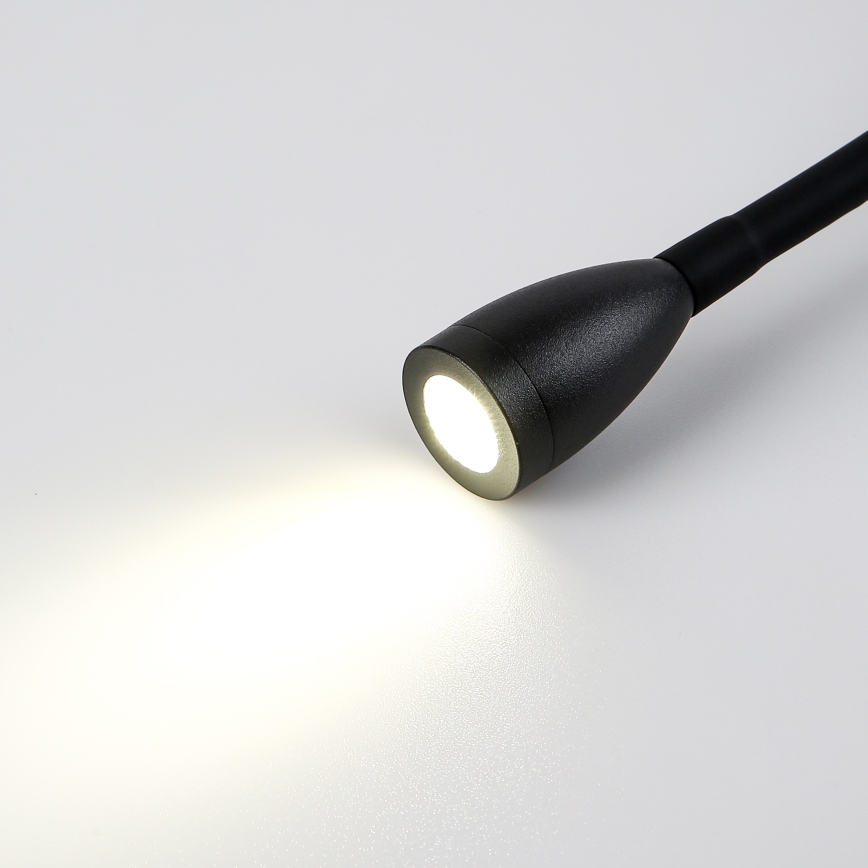 Brilagi - LED Aplique flexible MAYA Double LED/4W/230V + LED/3W negro