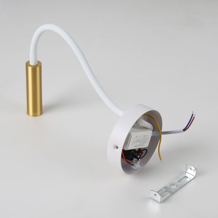 Brilagi - LED Aplique flexible MAYA LED/3W/230V 4000K blanco/dorado