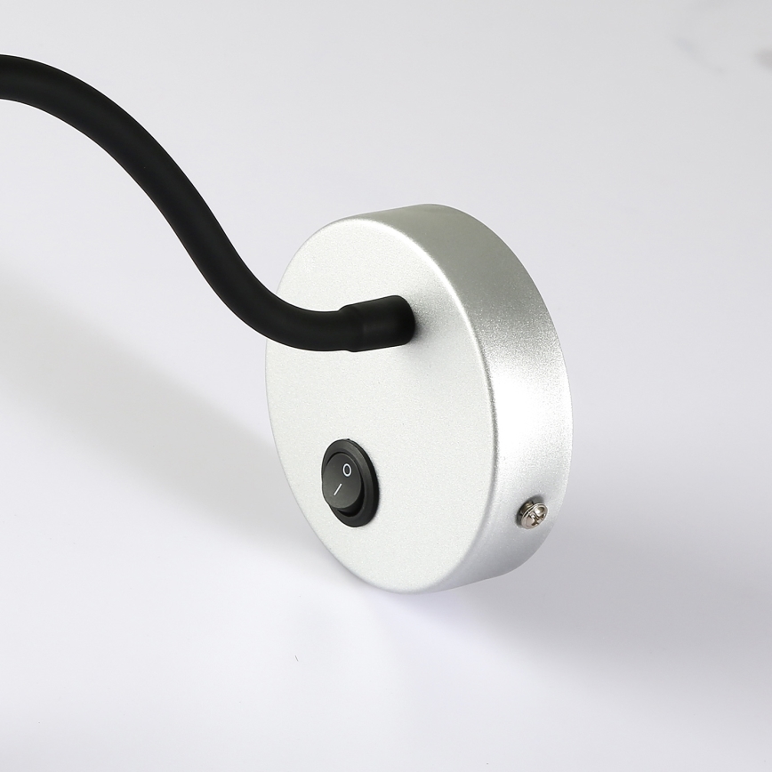 Brilagi - LED Aplique flexible MAYA LED/3W/230V 4000K plata