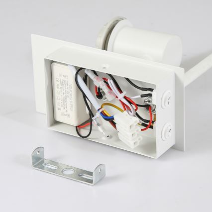 Brilagi - LED Aplique flexible NUBILA 1xE27/25W/230V + LED/3W blanco