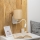 Brilagi - LED Aplique flexible NUBILA 1xE27/25W/230V + LED/3W blanco/marrón claro