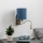 Brilagi - LED Aplique flexible NUBILA 1xE27/25W/230V + LED/3W cromo mate/azul oscuro