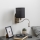 Brilagi - LED Aplique flexible NUBILA 1xE27/25W/230V + LED/3W cromo mate/negro