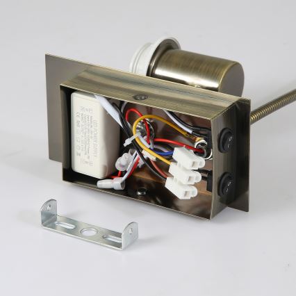 Brilagi - LED Aplique flexible NUBILA 1xE27/25W/230V + LED/3W latón/color crema