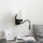 Brilagi - LED Aplique flexible NUBILA 1xE27/25W/230V + LED/3W negro/blanco
