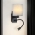Brilagi - LED Aplique flexible NUBILA 1xE27/25W/230V + LED/3W negro/gris