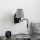 Brilagi - LED Aplique flexible NUBILA 1xE27/25W/230V + LED/3W negro/gris