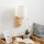 Brilagi - LED Aplique flexible NUBILA WOOD 1xE27/25W/230V + LED/3W roble/blanco/color crema
