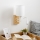 Brilagi - LED Aplique flexible NUBILA WOOD 1xE27/25W/230V + LED/3W roble/blanco