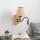 Brilagi - LED Aplique flexible NUBILA WOOD 1xE27/25W/230V + LED/3W roble/marrón claro