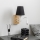 Brilagi - LED Aplique flexible NUBILA WOOD 1xE27/25W/230V + LED/3W roble/negro