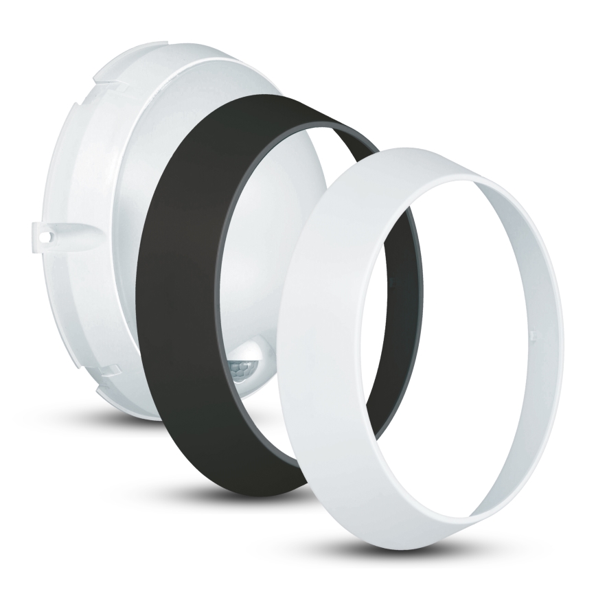 Brilagi - LED Aplique para exterior con sensor 2en1 BULKHEAD LED/20W/230V IP65
