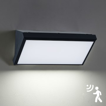 Brilagi - LED Aplique para exterior con sensor TRIANGLE LED/20W/230V IP65