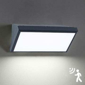 Brilagi - LED Aplique para exterior con sensor TRIANGLE LED/20W/230V IP65