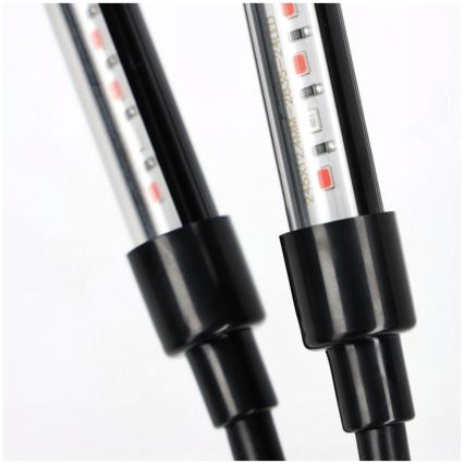 Brilagi - Lámpara de mesa flexible LED regulable para el cultivo de plantas VITABLOOM 3xLED/10W/230V negro
