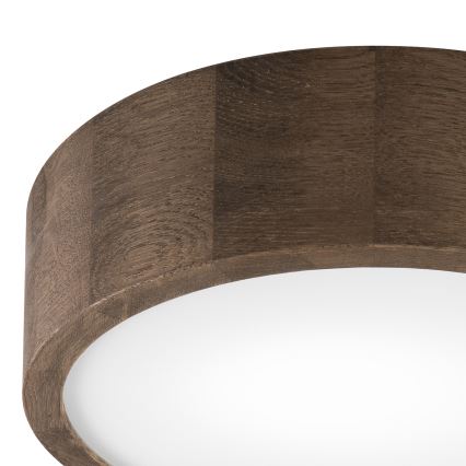 Brilagi - LED Plafón CARVALHO 1xE27/60W/230V roble diá. 27 cm