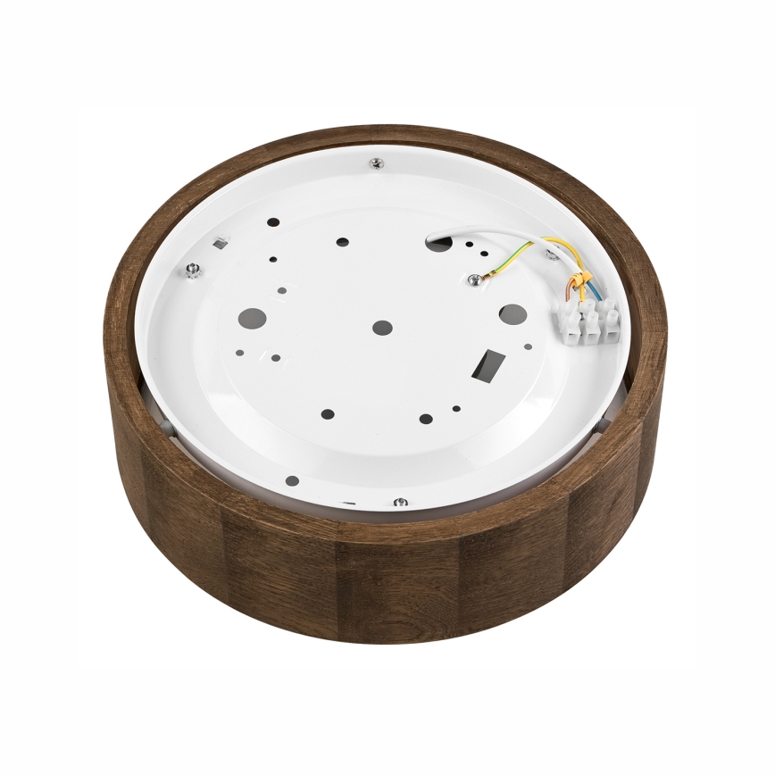 Brilagi - LED Plafón CARVALHO 1xE27/60W/230V roble diá. 27 cm