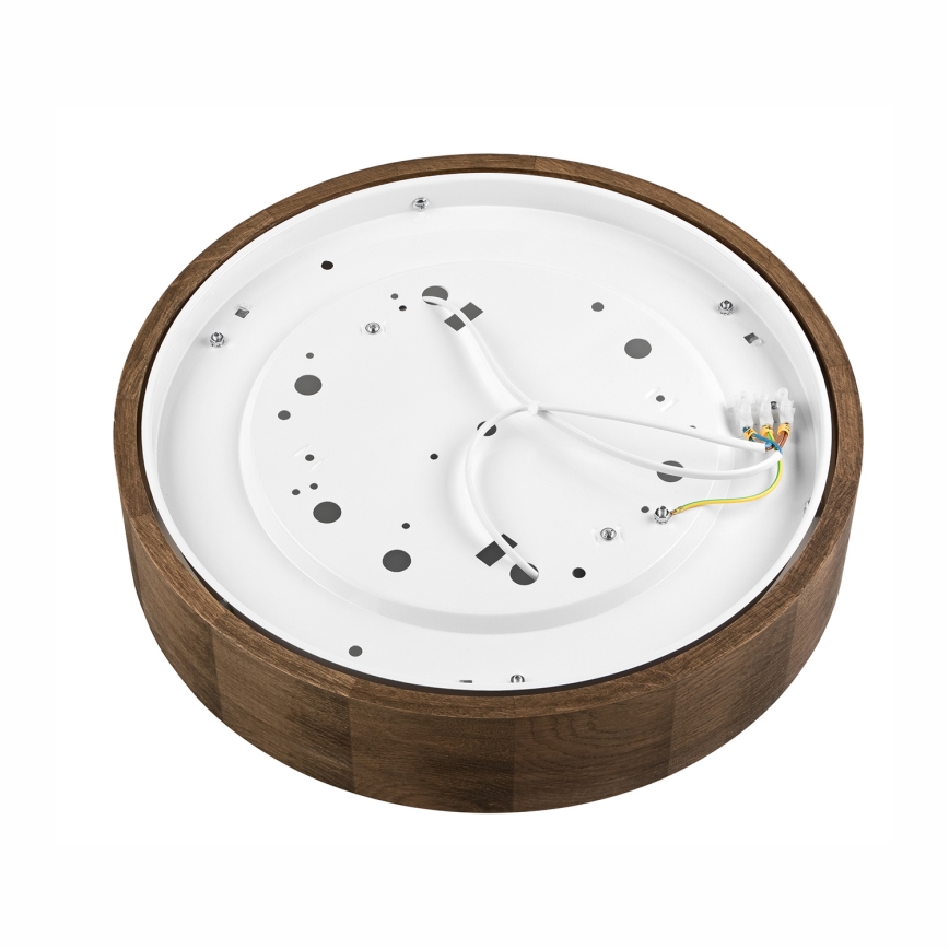 Brilagi - LED Plafón CARVALHO 2xE27/60W/230V roble diá. 37 cm
