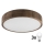 Brilagi - LED Plafón CARVALHO 3xE27/60W/230V roble diá. 47 cm