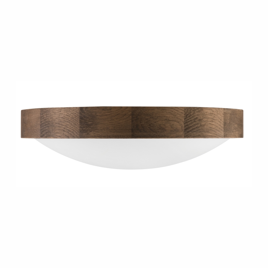 Brilagi - LED Plafón CARVALHO SLIM 2xE27/60W/230V roble diá. 37 cm