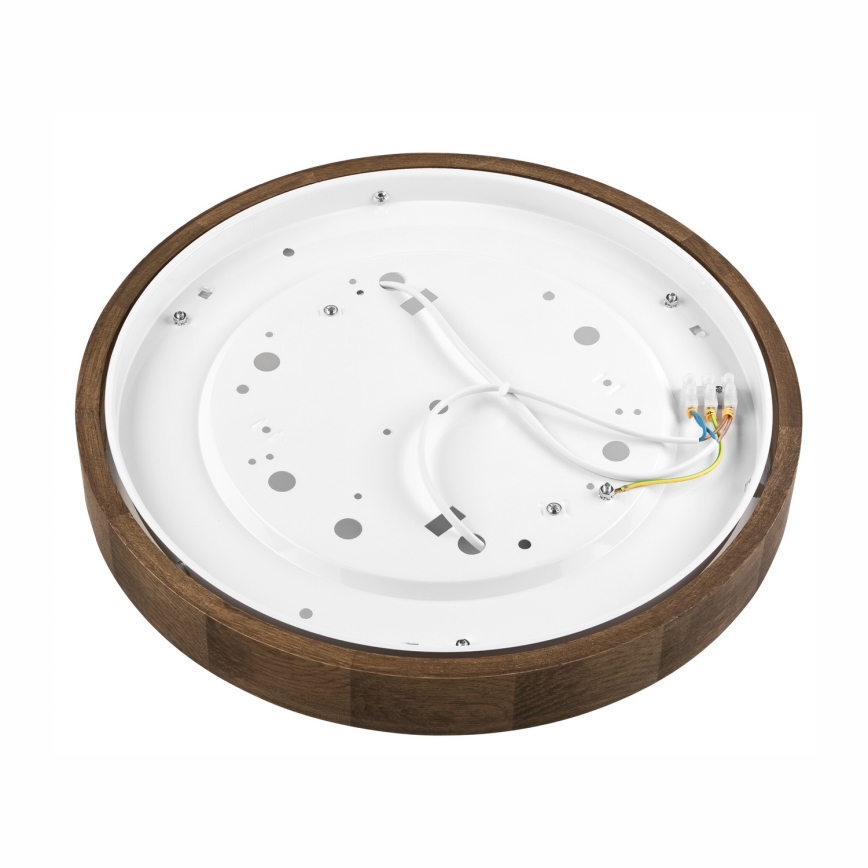 Brilagi - LED Plafón CARVALHO SLIM 2xE27/60W/230V roble diá. 37 cm